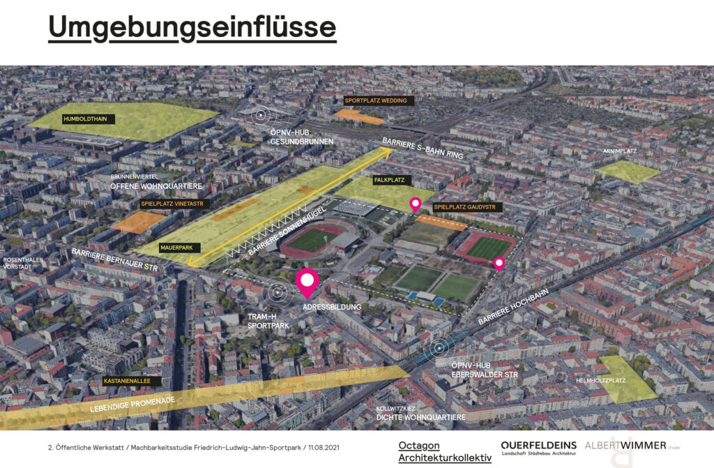 Entwurfsdetails von Octagon Architekturkollektiv / Albert Wimmer / Querfeldeins